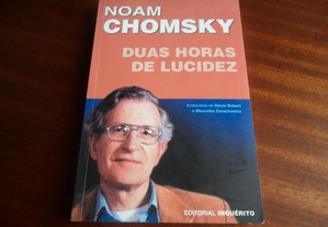 "Duas Horas de Lucidez" de Noam Chomsky - 1ª Edição de 2002