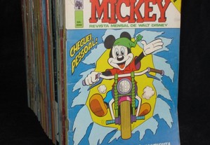 Livros BD Mickey Revista Mensal de Walt Disney Morumbi 1980 a 1990