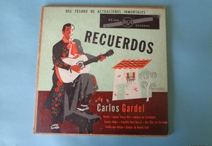 Disco single - Recuerdos de Carlos Gardel - Duplo