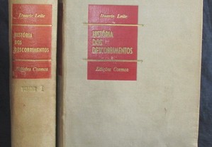 Livros História dos Descobrimentos Duarte Leite Cosmos 1ª edição 1958/1960
