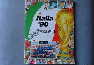 Caderneta de cromos de futebol Itália 90 - Eurofla