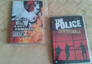 2 DVD musicais duplos THE Police + ROBBIE Williams