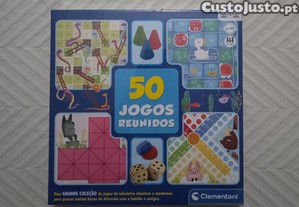 Jogo Tabuleiro Selado - 50 Jogos Reunidos - Envio Grátis