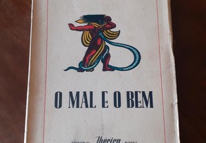 O Mal e o Bem livro de Domingos Monteiro 1945