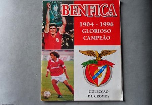Caderneta de cromos de futebol Benfica 1904-1996