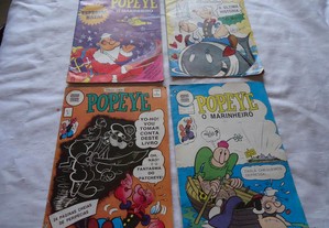 4 Revistas banda desenhada Popeye anos 70