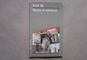 RDA 86 : factos e números