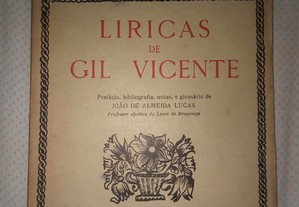Líricas de Gil Vicente - João de Almeida Lucas