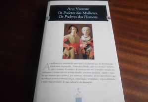 "Os Poderes das Mulheres, Os Poderes dos Homens" de Ana Vicente - 1ª Edição de 2002