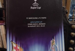 FC Barcelona v FC Porto Official Programme 2011