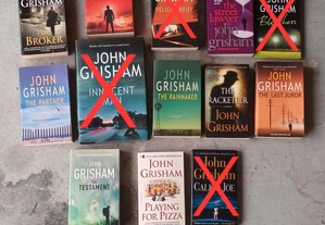 Livros de John Grisham (Ver Descrição)