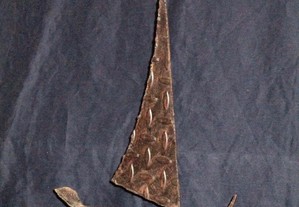 Barco Escultura original em ferro Gradiei