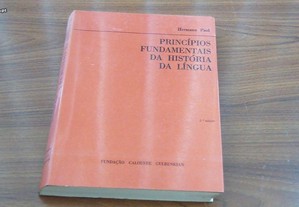 Princípios Fundamentais da História da Língua de Hermann Paul