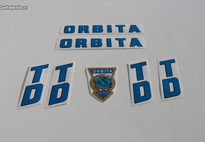 Orbita TF BMX TD BTT Autocolantes emblemas