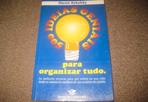 Livro "500 Ideias Geniais Para Organizar Tudo"