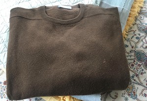 Camisola pura lã virgem (tamanho M)