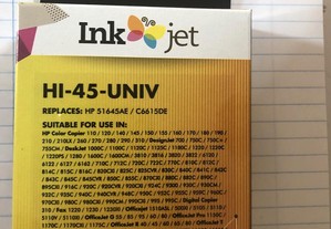 Tinteiro Ink Jet compatível HP45 novo