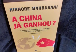 A China já Ganhou?, de Kishore Mahbubani. Estado impecável. Livro nunca lido.