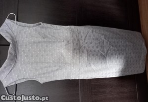 Vestido azul/branco, Globe, Tam 34 (Portes incluídos)