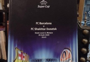 FC Barcelona v FC Shakhtar Donetsk Official Programme 2009