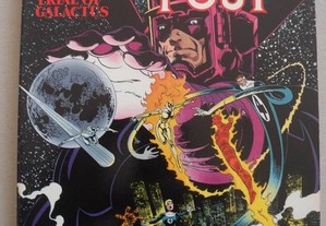 Fantastic Four The Trial of Galactus tpb 1st Print John Byrne Marvel Comics bd Banda Desenhada