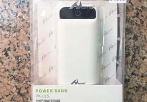 PowerBank de 5200mAh com lanterna - Pequena - Nova