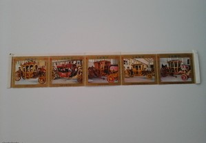 Lote de 5 selos / vinhetas do I.A.N.T. do ano 1974