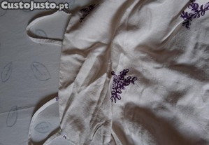 Vestido fresco, linho, H&M, Tam 38 (Portes incluídos)