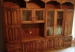 Mobília de sala em madeira maciça MUTENE