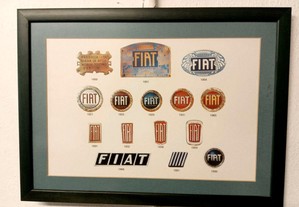Quadro logotipo FIAT