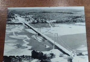 Bilhete Postal Moçambique Ponte sobre o Rio Save