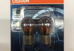 Lâmpadas piscas cromadas PY21W OSRAM