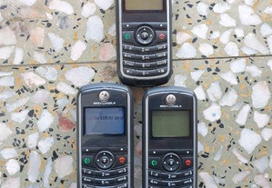 Motorola C118, C139, F3 e W180 Funcionais