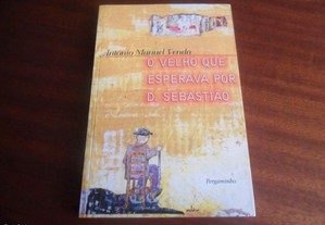 "O Velho que Esperava por D. Sebastião" de António Manuel Veda - AUTOGRAFADO