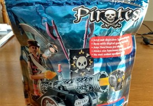 Pirates - Pirata e Canhão Prateado (Playmobil)