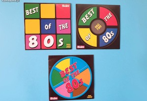 Conj. 3 CDs "Best of The 80s"