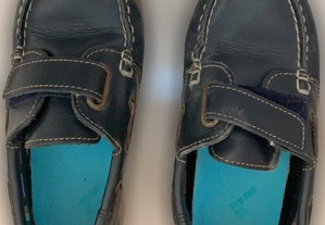 Sapato Vela de Criança Unissexo, Azul muito Escuro, como Novos