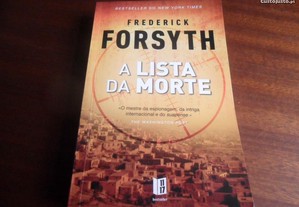"A Lista da Morte" de Frederick Forsyth (De Bolso)
