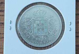 Moeda 500 Réis D. Carlos I 1892