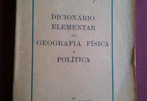Dicionário Elementar de Geografia Física e Política 1936