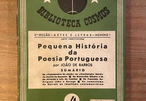 Pequena História da Poesia Portuguesa - João de Barros