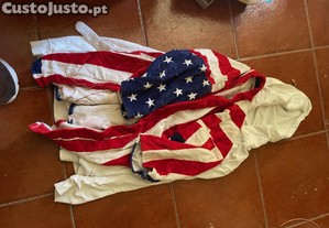 roupao tamanho 8 com bandeira americana