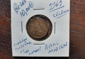 Moeda x centavos 1949