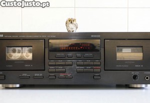 Yamaha KX-W392 Duplo Tape Deck Cassetes autoreverse