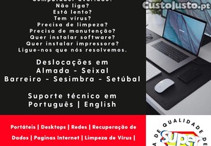 Assistência Informática ao domicílio - Reparação de computadores.