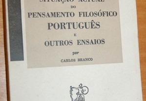 Situação Actual do Pensamento Filosófico Português