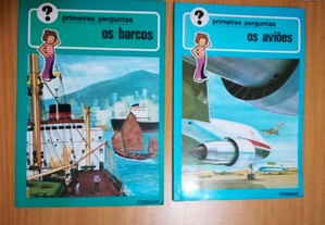 Primeiras perguntas os aviões e os barcos