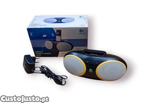 Logitech Portable Speaker S125i | Coluna Porttil iPod   c/ Caixa e Acessrios Originais