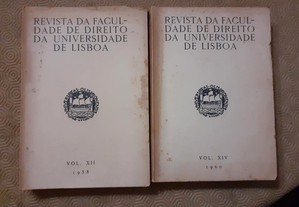 Revista da Faculdade de Direito da Universidade de Lisboa - Vol. XII e XIV
