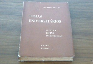 Temas universitários Cultura,Ensino,Investigação de Eduardo Coelho